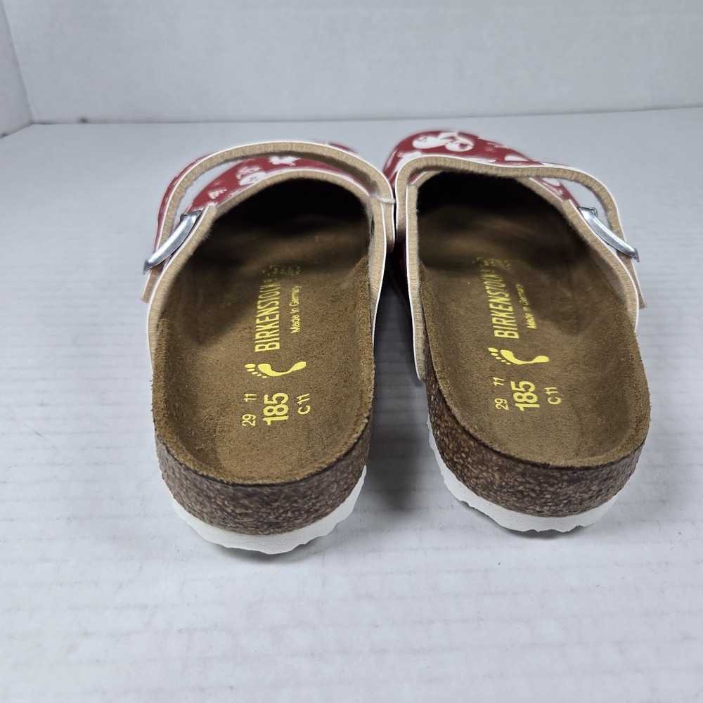 Birkenstock Maria Kids Kinder Reindeer Heart Red Clog Mules EU 29 US C11 toddler - Picture 6 of 10